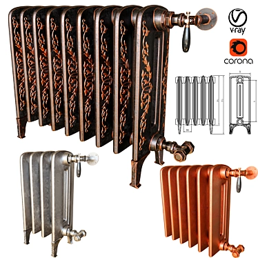 Bohemia Radiator Collection: 3D Models 3D model image 1 