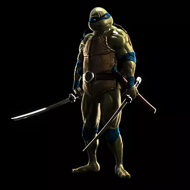 Leonardo Ninja Turtle - High-Quality Model 3D model image 1 