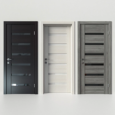 Trendy Estet Doors | High-Resolution Texture | V-Ray Compatible 3D model image 1 