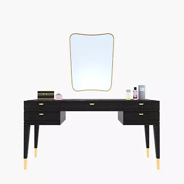 Elegant Opera Contemporary Dressing Table 3D model image 1 