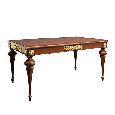 Master Collection Extendable Table 3D model image 1 