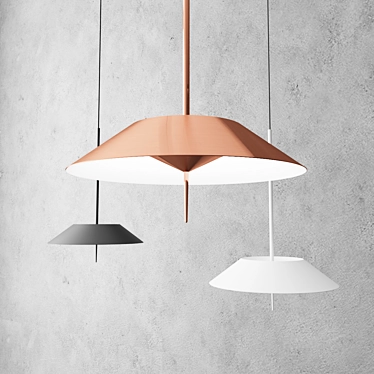 Elegant LED Pendant: MAYFAIR by Vibia 3D model image 1 