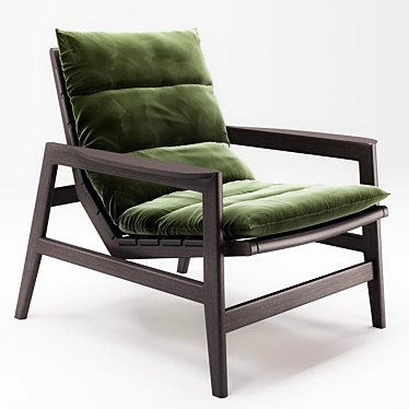 Title: Elegant Poliform Ipanema Armchair 3D model image 1 