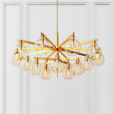 Carmella Pendant Lighting: Modern Elegance 3D model image 1 