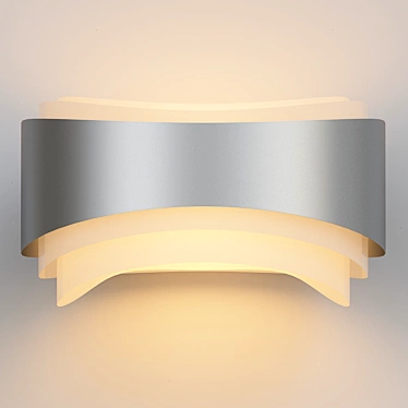 Modern "Warp" Accent Sconce 3D model image 1 