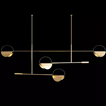 Elegant Bolia Pendant Lights 3D model image 1 