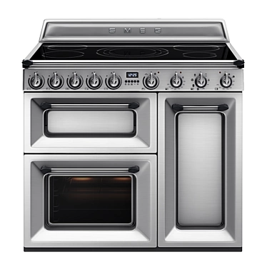 Smeg TR93IX: The Ultimate Cooking Power 3D model image 1 