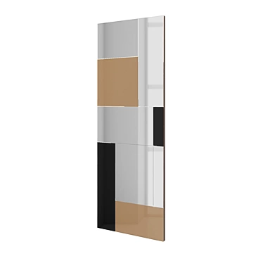 Sleek Mirror Panel 2000mm 3D model image 1 