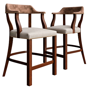 Ralph Lauren 1905-30 Bar Stool 3D model image 1 