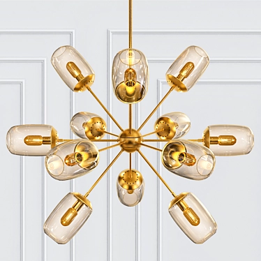 Elegant Ramirez Arteriors Chandelier 3D model image 1 