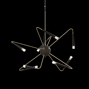 Modern Harlequin Pendant Lamp 3D model image 1 