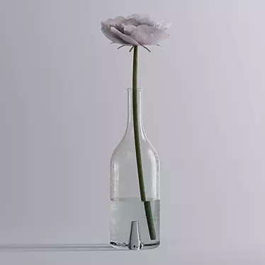 Blooming Grace Vase 3D model image 1 