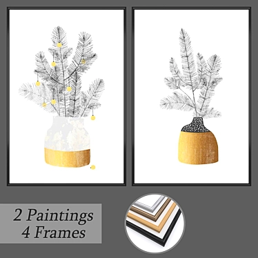 Artistic Wall Decor Set: No. 543 3D model image 1 