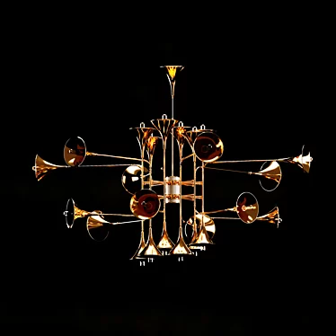 Delightful Botti Pendant Light 3D model image 1 