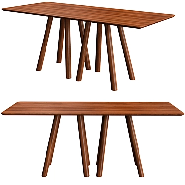 Modern Dining Table | Al2 2018 3D model image 1 