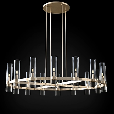 Ravelle Round Chandelier 48 "