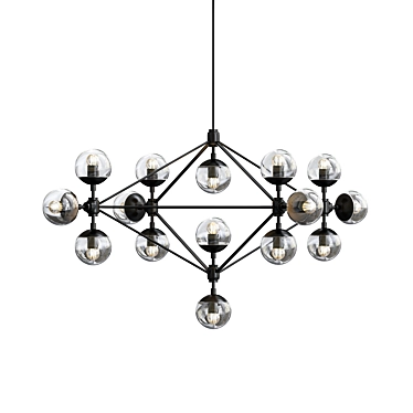 Cosmo Modo Chandelier:

Title: Elegant Geometric Lighting Fixture 3D model image 1 