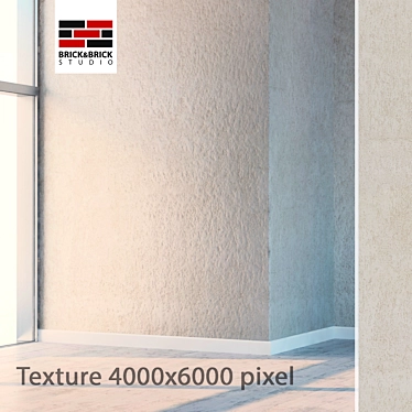 Seamless Stucco Texture Kit 3D model image 1 