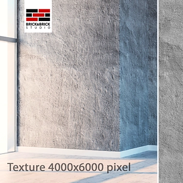 Seamless Stucco Texture Kit 3D model image 1 