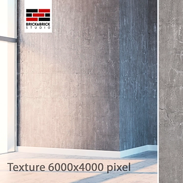 Seamless Plaster Texture Kit 3D model image 1 