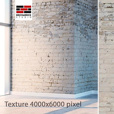 Seamless Brick Texture for Vray 3D model image 1 