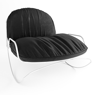 Italian Comfort Armchair 3D model image 1 
