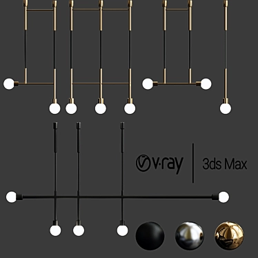 Volker Haug Step & Kick Lighting Collection 3D model image 1 