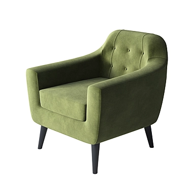 Ritchie - Stylish and Compact Armchair 3D model image 1 
