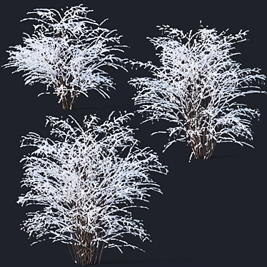 Winter Wonderland Bushes 3D model image 1 