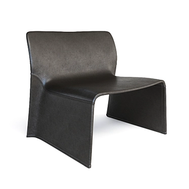 Elegant Glove Armchair: Molteni 3D model image 1 