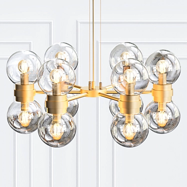 Modern Cairo Chandelier 3D model image 1 