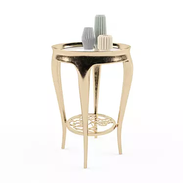 Elegance at Your Side: Caracole Side Table 3D model image 1 