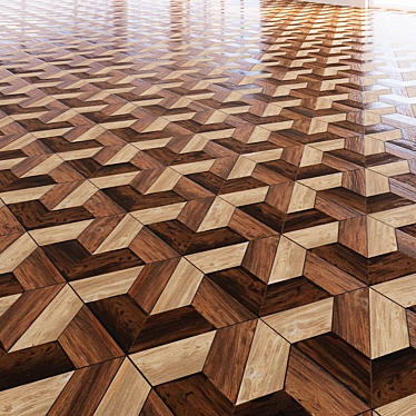Sleek 4K Seamless Flooring 3D model image 1 
