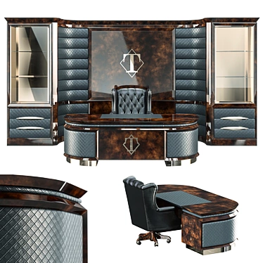 Turri Orion Office Set: Stylish Elegance for Professionals 3D model image 1 