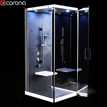 Illuminate Your Shower Experience 3D model image 1 