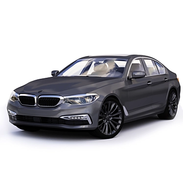 BMW 5 Series G30: Luxury Redefined 3D model image 1 