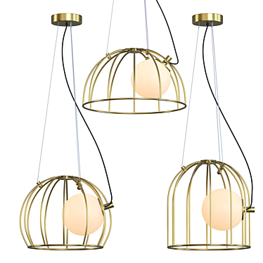 Designer Pendant Lamp Series - Lampatron HUNT 3D model image 1 