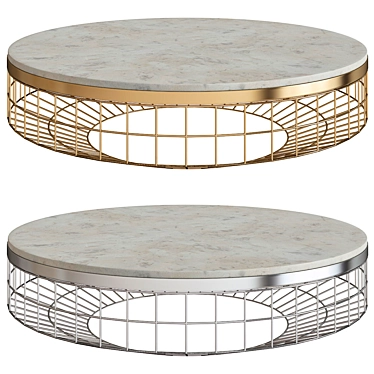 Marble Coffee Table: Mambo 3D model image 1 