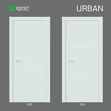 Urban Elegance: OM Doors Collection 3D model image 1 