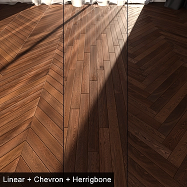 Luxury Tamarindo Parquet - Vray Masterpiece 3D model image 1 