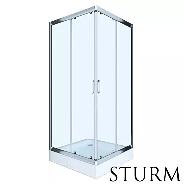 STURM Novel Shower Enclosure 3D model image 1 