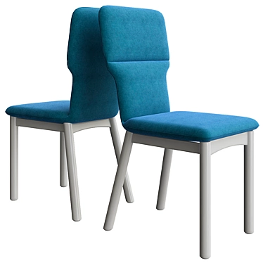 Elegant Montbel Twiggy Chair 3D model image 1 