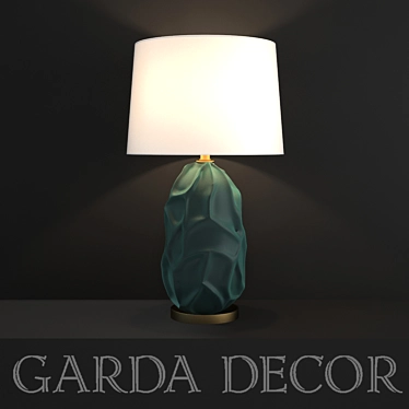 Garda Decor Ceramic Desk Lamp 3D model image 1 