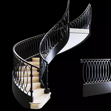 Modular Staircase System 3D model image 1 