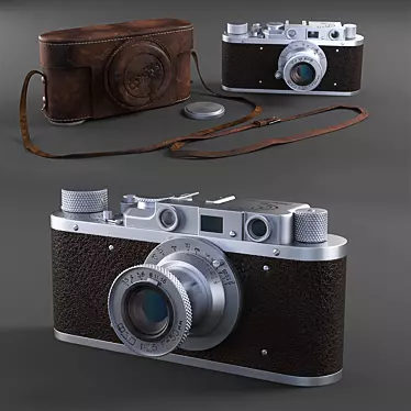 Soviet Rangefinder Camera 3D model image 1 