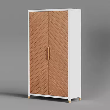 Arnika Wardrobe - Modern Storage Solution 3D model image 1 
