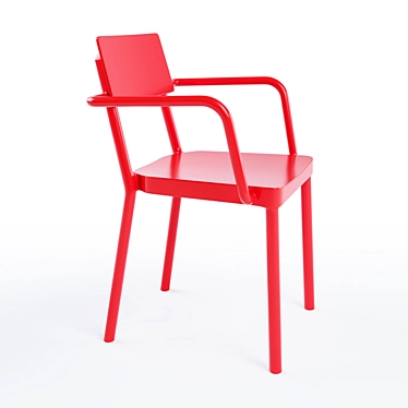 Lisboa Outdoor Armchair - Functional Elegance 3D model image 1 