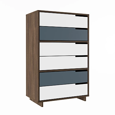 Modu Licious 5-Drawer Chest 3D model image 1 