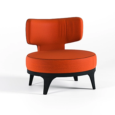 Elegant Drop Low Chair & Settee 3D model image 1 
