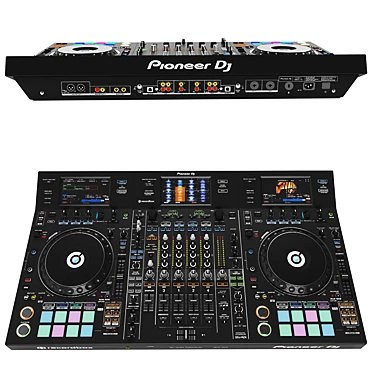  Cutting-Edge Pioneer DDJ-RZX DJ Controller 3D model image 1 